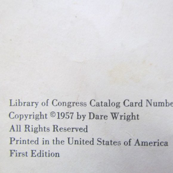 THE LONELY DOLL FIRST EDITION 1957 DARE WRIGHT'S EDITH & BEARS ORIGINAL VINTAGE - Picture 6 of 10